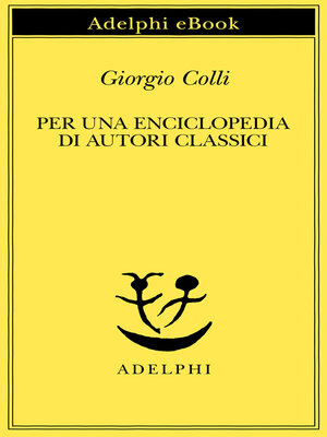 cover image of Per una enciclopedia di autori classici
